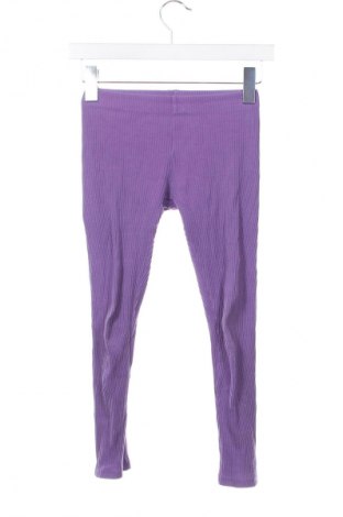 Dziecięce legginsy H&M, Rozmiar 7-8y/ 128-134 cm, Kolor Fioletowy, Cena 26,99 zł