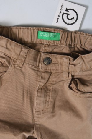 Pantaloni pentru copii United Colors Of Benetton, Mărime 7-8y/ 128-134 cm, Culoare Bej, Preț 74,91 Lei