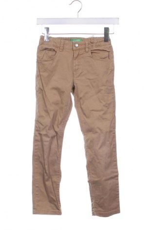 Pantaloni pentru copii United Colors Of Benetton, Mărime 7-8y/ 128-134 cm, Culoare Bej, Preț 74,91 Lei