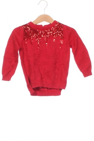 Kinderpullover George, Größe 12-18m/ 80-86 cm, Farbe Rot, Preis 7,99 €