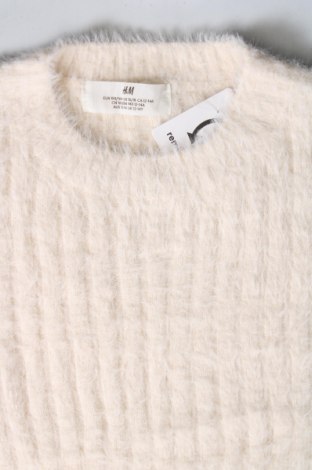 Dziecięcy sweter H&M, Rozmiar 12-13y/ 158-164 cm, Kolor ecru, Cena 29,99 zł