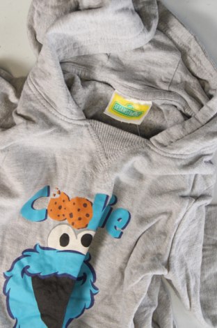 Gyerek sweatshirt Sesame Street, Méret 12-18m / 80-86 cm, Szín Szürke, Ár 2 599 Ft