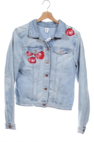 Kinder Jeansjacke H&M, Größe 14-15y/ 168-170 cm, Farbe Blau, Preis € 11,99