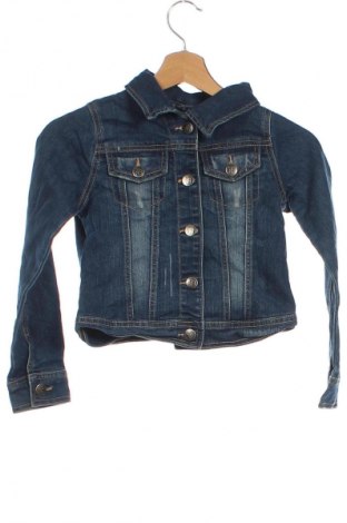 Kinder Jeansjacke Place Est. 1989, Größe 7-8y/ 128-134 cm, Farbe Blau, Preis 8,99 €