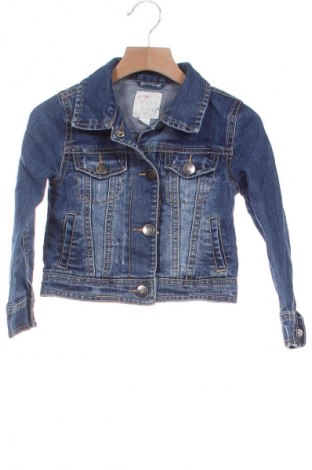 Kinder Jeansjacke Place Est. 1989, Größe 4-5y/ 110-116 cm, Farbe Blau, Preis 10,49 €