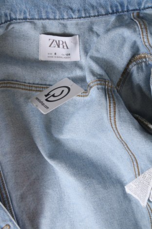 Παιδικό τζίν μπουφάν Zara, Μέγεθος 7-8y/ 128-134 εκ., Χρώμα Μπλέ, Τιμή 12,79 €