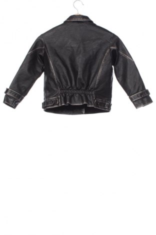 Kinder Lederjacke Zara Kids, Größe 6-7y/ 122-128 cm, Farbe Schwarz, Preis € 18,41