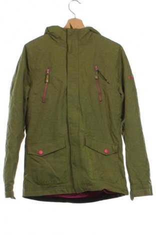 Kinderjacke für Wintersport Ziener, Größe 15-18y/ 170-176 cm, Farbe Grün, Preis 31,99 €