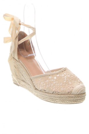 Espadrilles Ideal Shoes, Größe 39, Farbe Ecru, Preis 27,99 €