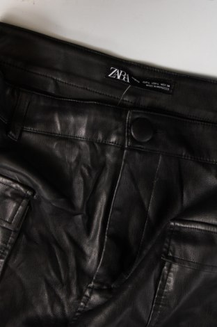 Δερμάτινη φούστα Zara, Μέγεθος L, Χρώμα Μαύρο, Τιμή 5,99 €