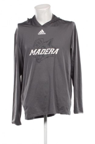 Ανδρική μπλούζα Adidas, Μέγεθος XL, Χρώμα Γκρί, Τιμή 23,99 €