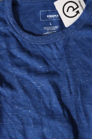 Herren Shirt Sonoma, Größe L, Farbe Blau, Preis 6,49 €