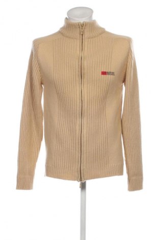 Herren Strickjacke, Größe L, Farbe Beige, Preis 15,49 €