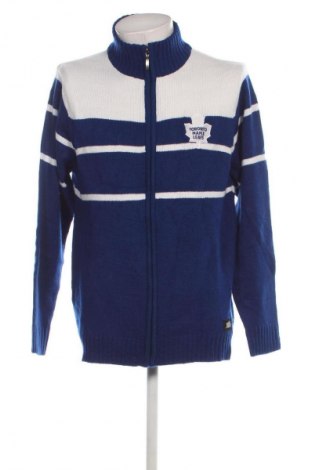 Herren Strickjacke Nhl, Größe L, Farbe Blau, Preis 15,49 €