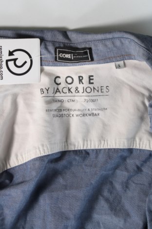 Pánská košile  Core By Jack & Jones, Velikost L, Barva Modrá, Cena  309,00 Kč