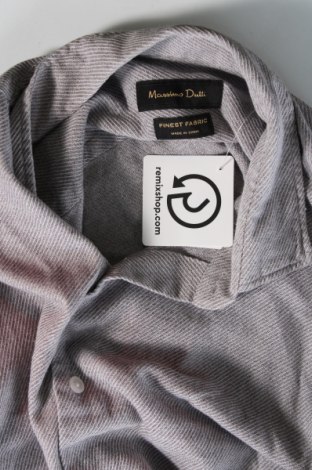 Ανδρικό πουκάμισο Massimo Dutti, Μέγεθος L, Χρώμα Γκρί, Τιμή 65,04 €