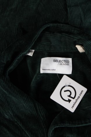 Cămașă de bărbați Selected, Mărime XL, Culoare Verde, Preț 72,99 Lei