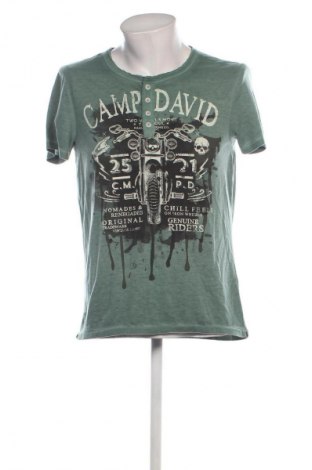 Herren T-Shirt Camp David, Größe M, Farbe Grün, Preis € 14,00