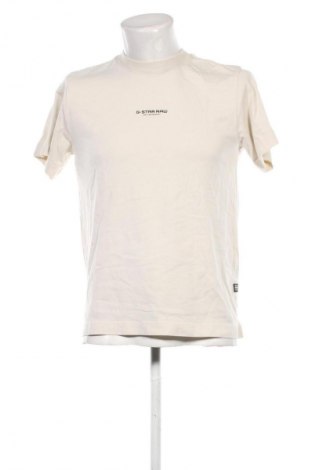 Herren T-Shirt G-Star Raw, Größe S, Farbe Ecru, Preis 20,52 €