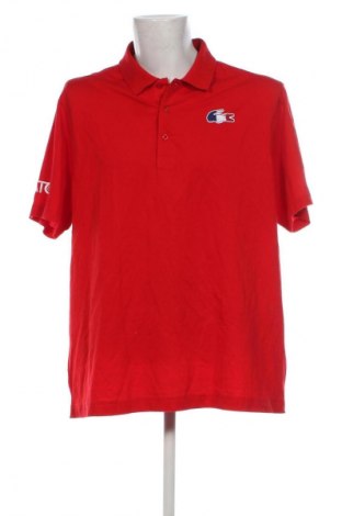 Męski T-shirt Lacoste, Rozmiar 3XL, Kolor Czerwony, Cena 126,44 zł