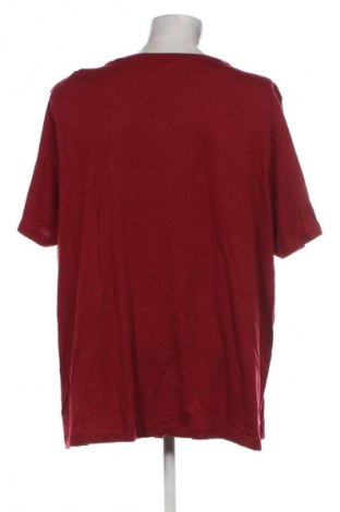 Ανδρικό t-shirt Livergy, Μέγεθος 4XL, Χρώμα Κόκκινο, Τιμή 6,99 €