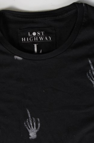 Męski T-shirt Lost Highway, Rozmiar L, Kolor Czarny, Cena 25,99 zł