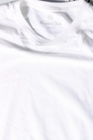 Męski T-shirt Massimo Dutti, Rozmiar S, Kolor Biały, Cena 40,99 zł