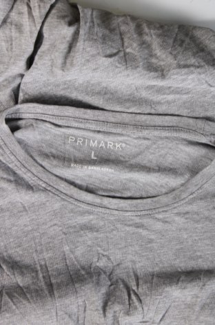 Ανδρικό t-shirt Primark, Μέγεθος L, Χρώμα Γκρί, Τιμή 7,99 €