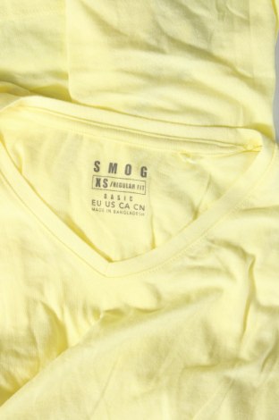 Ανδρικό t-shirt Smog, Μέγεθος XS, Χρώμα Κίτρινο, Τιμή 6,99 €