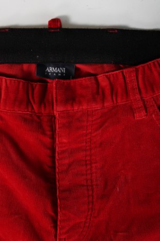 Pantaloni raiați de bărbați Armani Jeans, Mărime L, Culoare Roșu, Preț 262,80 Lei