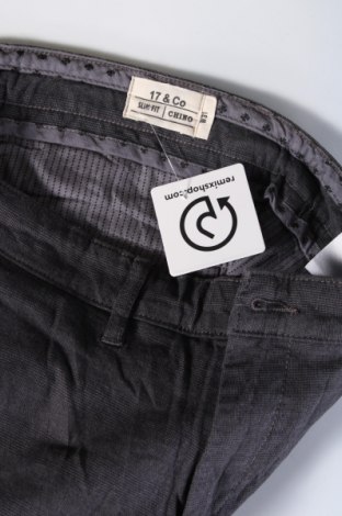 Herrenhose 17 & Co., Größe S, Farbe Grau, Preis 9,99 €