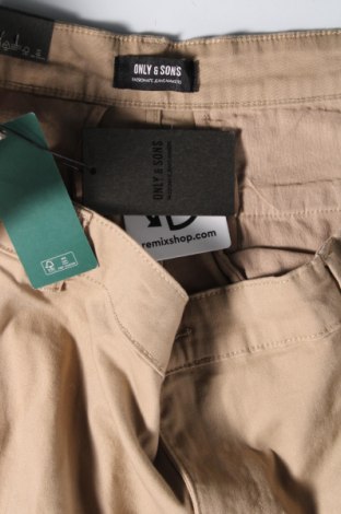 Herrenhose Only & Sons, Größe XXL, Farbe Beige, Preis € 12,99