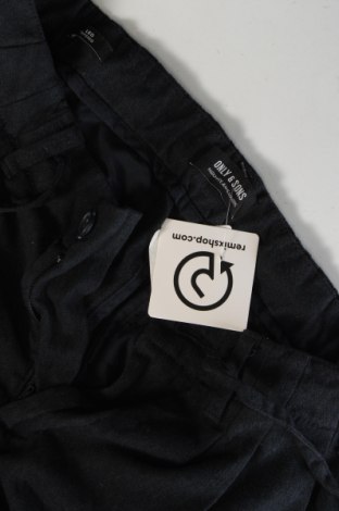 Pantaloni de bărbați Only & Sons, Mărime M, Culoare Albastru, Preț 74,99 Lei