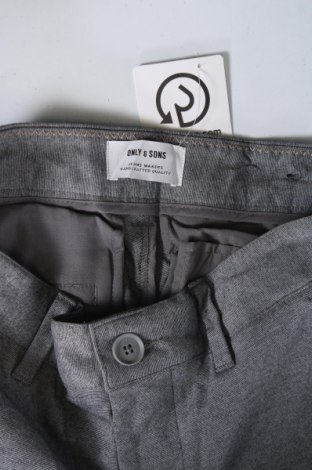 Pantaloni de bărbați Only & Sons, Mărime S, Culoare Gri, Preț 32,99 Lei