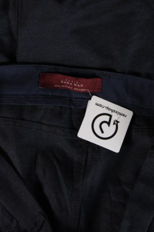 Pantaloni de bărbați Zara Man, Mărime L, Culoare Albastru, Preț 40,99 Lei