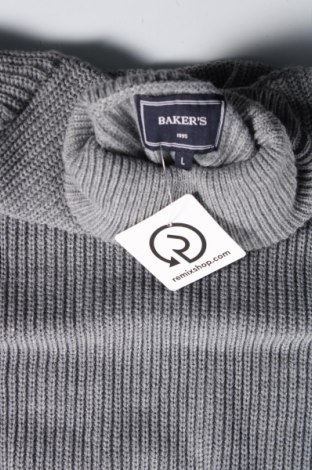 Herrenpullover Baker's, Größe L, Farbe Grau, Preis € 28,64