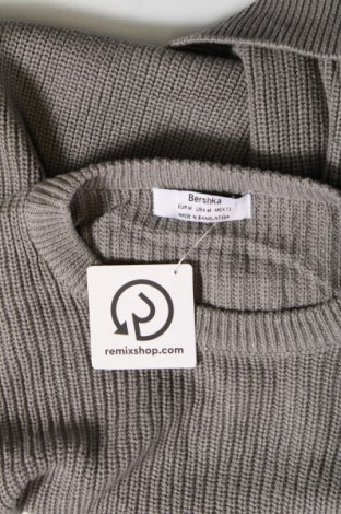 Herrenpullover Bershka, Größe S, Farbe Grau, Preis 11,49 €