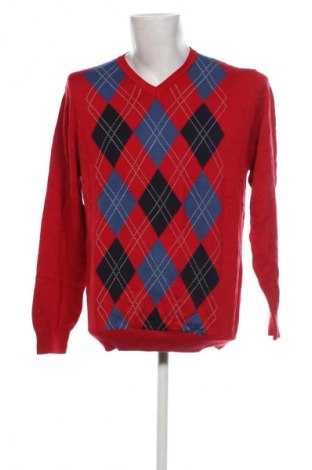 Herrenpullover Charies Vogele, Größe M, Farbe Rot, Preis 10,49 €