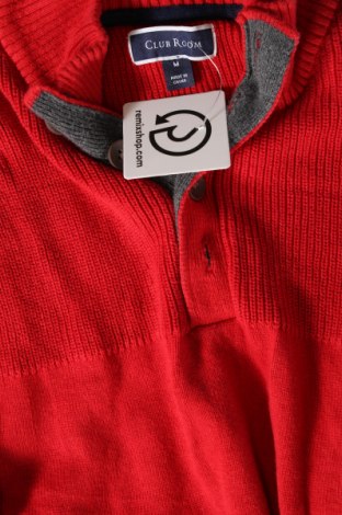 Herrenpullover Club Room, Größe M, Farbe Rot, Preis € 15,99