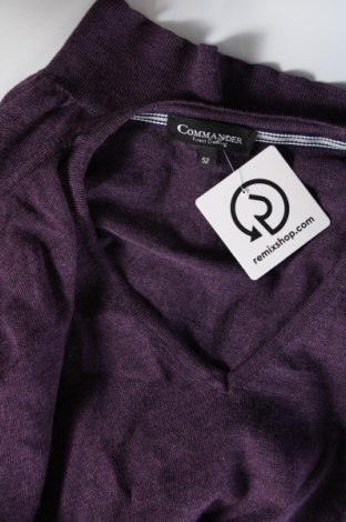 Herrenpullover Commander, Größe L, Farbe Lila, Preis € 11,49