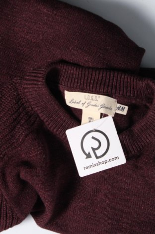 Herrenpullover H&M L.O.G.G., Größe S, Farbe Rot, Preis € 11,99