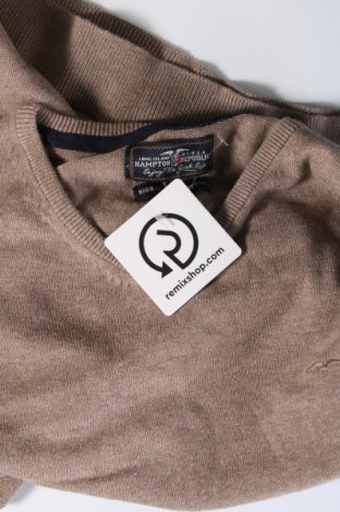 Męski sweter Hampton Republic, Rozmiar S, Kolor Beżowy, Cena 69,99 zł