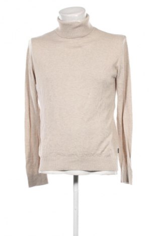 Herrenpullover Jack & Jones, Größe L, Farbe Beige, Preis 13,49 €