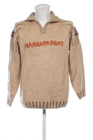 Herrenpullover Nangaparbat, Größe L, Farbe Beige, Preis 15,99 €