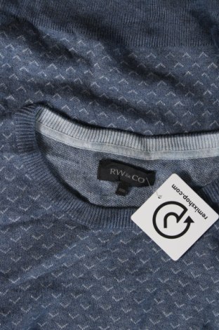 Herrenpullover RW & Co., Größe M, Farbe Blau, Preis 15,99 €