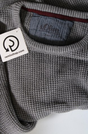 Herrenpullover S.Oliver, Größe M, Farbe Grau, Preis 15,99 €