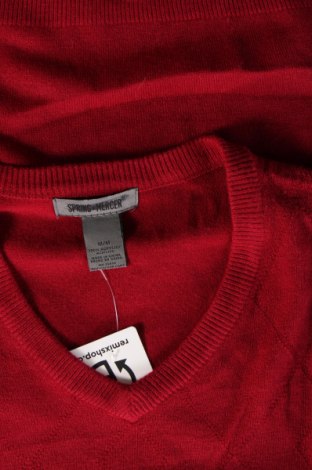 Herrenpullover Spring & Mercer, Größe M, Farbe Rot, Preis € 11,49