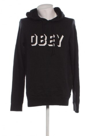 Herren Sweatshirt Obey, Größe M, Farbe Schwarz, Preis € 38,49