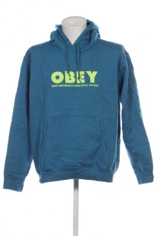 Męska bluza Obey, Rozmiar L, Kolor Niebieski, Cena 158,99 zł