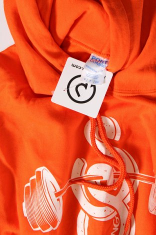 Herren Sweatshirt Port & Company, Größe S, Farbe Orange, Preis € 11,49